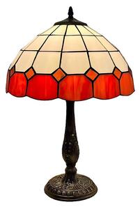 Brilagi - Lampă de masă Tiffany SIENNA cu vitralii 2xE27/60W/230V