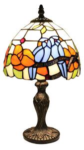 Brilagi - Lampă de masă Tiffany din vitralii JUNGLE 1xE27/60W/230V