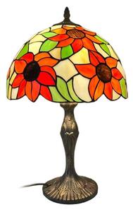 Brilagi - Lampă de masă Tiffany din vitralii SUNFLOWER 1xE27/60W/230V