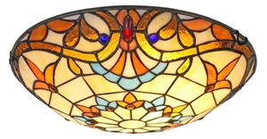 Brilagi - Plafonieră Tiffany din vitralii MIRABELLA, 2xE27/60W/230V, diam. 40 cm