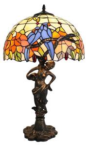 Brilagi - Lampă de masă Tiffany cu vitralii JUNGLE, 1xE27/60W/230V