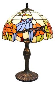 Brilagi - Lampă de masă Tiffany cu vitralii JUNGLE 1xE27/60W/230V