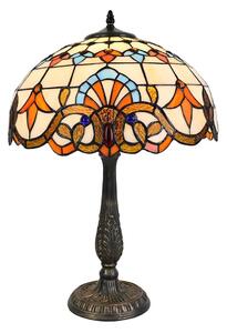 Brilagi - Lampă de masă în stil Tiffany cu vitralii MIRABELLA 2xE27/60W/230V