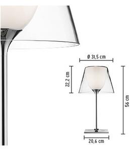 Flos - KTribe T1 Lampă de Masă Glass Transparent