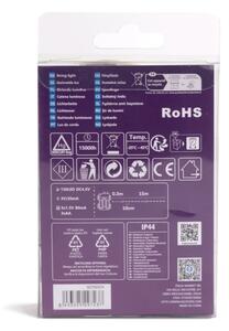Aigostar -LED Ghirlandă pentru exterior 150xLED/8 funcții 3xAA 15,3m IP44 alb cald