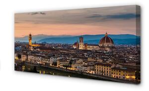 Tablouri canvas munți catedrală Italia Panorama