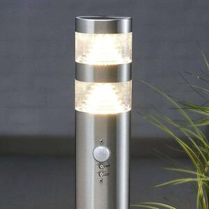 Lindby - Lanea LED Lampă de Grădină w/Sensor H60 Stainless Steel Lindby