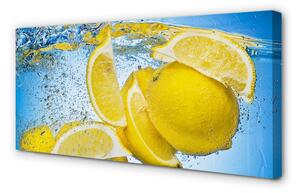 Tablouri canvas Lemon în apă