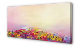 Tablouri canvas flori fotografie cer