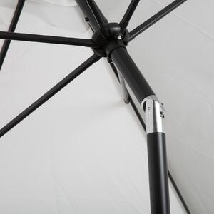 Umbrela Dreptunghiulara Outsunny de Gradina sau Plaja in aluminiu si Anti-UV, Alb Crem 2x3m | Aosom Ro