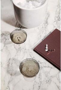 Ferm LIVING - Ripple Champagne Saucers Set of 2 Smoked Grey ferm LIVING