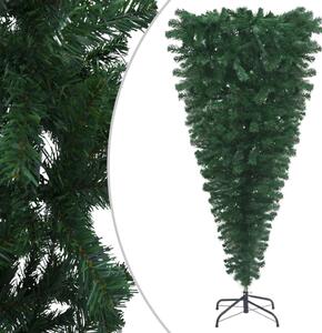 Brad de Crăciun artificial inversat, LED-uri & globuri, 150 cm