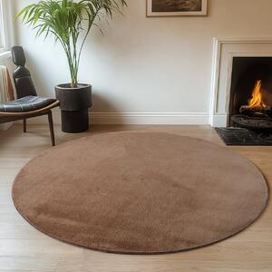 Covor Joy Mocca, Rotund, D80 cm