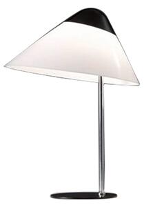 Pandul - Opala Midi Lampă de Masă fără Dimmer Black & Chrome