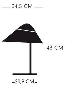 Pandul - Opala Mini Lampă de Masă cu Dimmer White & Chrome