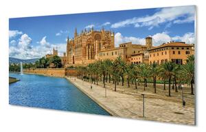Tablouri pe sticlă Spania gotic catedrala de palmier