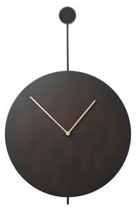 Ferm LIVING - Trace Wall Clock Black/Brass