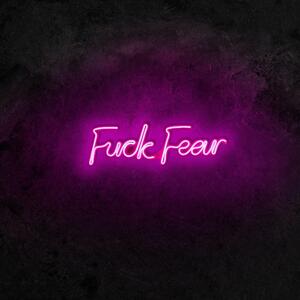 Aplica de Perete Neon Fuck Fear, 49 x 16 cm