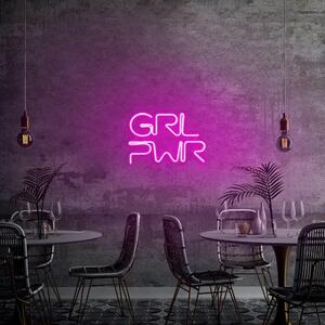 Aplica de Perete Neon Girl Power, 29 x 20 cm