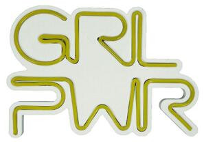 Aplica de Perete Neon Girl Power, 29 x 20 cm