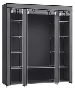 Dulap pliabil, Songmics, 150 x 45 x 175, LSF003I02, Gri