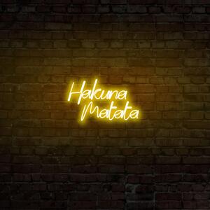 Aplica de Perete Neon Hakuna Matata, 47 x 29 cm