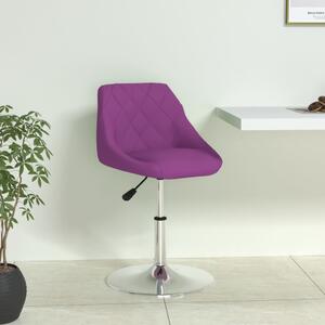 Scaun de bucătărie, violet, piele ecologică
