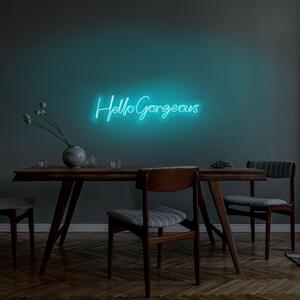 Aplica de Perete Neon Hello Gorgeous, 75 x 18 cm