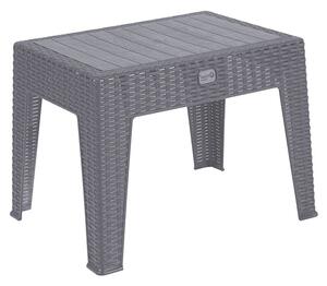 Masa exterior Cosmic plastic culoare antracit 55x40x43.5cm