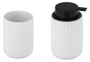 Set de accesorii de baie alb din ceramică Belluno – Wenko