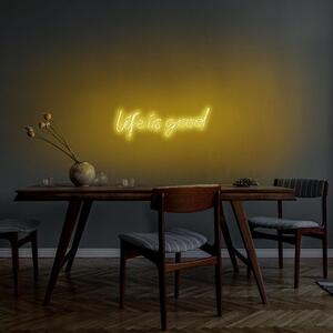 Aplica de Perete Neon Life Is Good, 58 x 19 cm