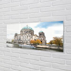 Tablouri pe sticlă Germania Berlin River Cathedral
