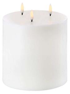 Uyuni - Pillar Candle LED Nordic White 15 x 15 cm
