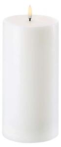 Uyuni - Pillar Candle LED Nordic White 10,1 x 20 cm Lighting