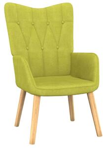 Scaun de relaxare, verde, material textil