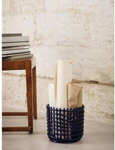 Ferm LIVING - Ceramic Basket Large Blue ferm LIVING