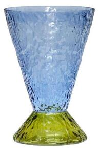 Hübsch - Abyss Vase Light Blue/Olive