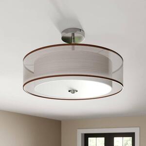 Lindby - Pikka LED Plafonieră Brown/White Lindby