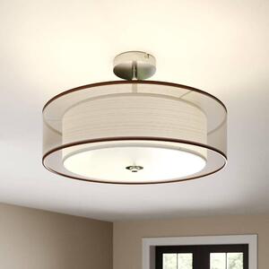 Lindby - Pikka LED Plafonieră Brown/White Lindby