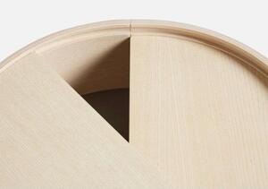 Woud - Arc Side Table White Ash