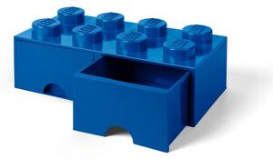 Cutie depozitare cu 2 compartimente LEGO®, albastru