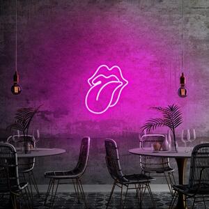 Aplica de Perete Neon The Rolling Stones, 22 x 22 cm
