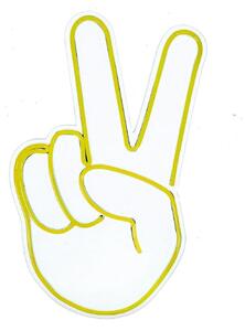 Aplica de Perete Neon Victory Sign, 23 x 38 cm