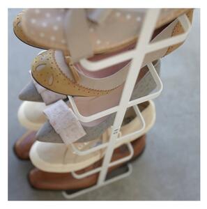 Suport înalt pentru pantofi Yamazaki Tower Shoe Rack, alb