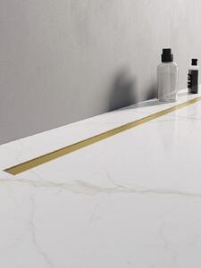 New Trendy Visio Slim Gold rigolă liniară 80 cm auriu OL-0083