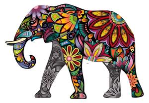 Autocolant Ambiance India Elephant 60 x 85 cm