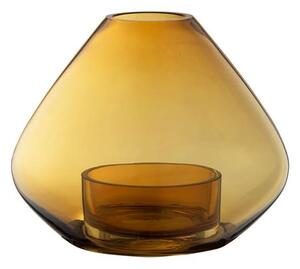 AYTM - Uno Lantern/Vase H11,5 Amber