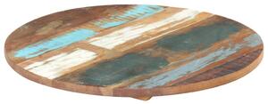 Blat de masă rotund, 40 cm, lemn masiv reciclat, 25-27 mm