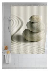 Perdea duș Wenko Sand, 180 x 200 cm, gri