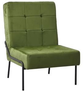 Scaun de relaxare, 65x79x87 cm, verde deschis, catifea